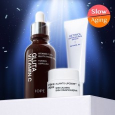[항산화/비타민] 아이오페 글루타 비타민C 토닝 앰플 23g 기획(+레티놀세럼10ml+스템3크림10ml)