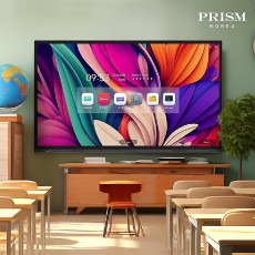 프리즘 프리보드 PR86M-WSG 218cm On-Cell 4K UHD 스마트 전자칠판_이동스탠드 포함
