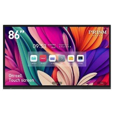 프리즘 프리보드 PR86M-WSG 218cm On-Cell 4K UHD 스마트 전자칠판_이동스탠드 포함